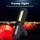 thumbnail image 1 of Lámpara de trabajo LED recargable por USB, linterna multifuncional con gancho para colgar, soportes magnéticos para reparación de automóviles, campamentos, emergencias (negro), 1 of 4