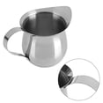 thumbnail image 3 of Jarra para espumar leche, taza de cocina de acero inoxidable con acabado espejo de 240ml, boca ancha con pico vertedor, 3 of 5