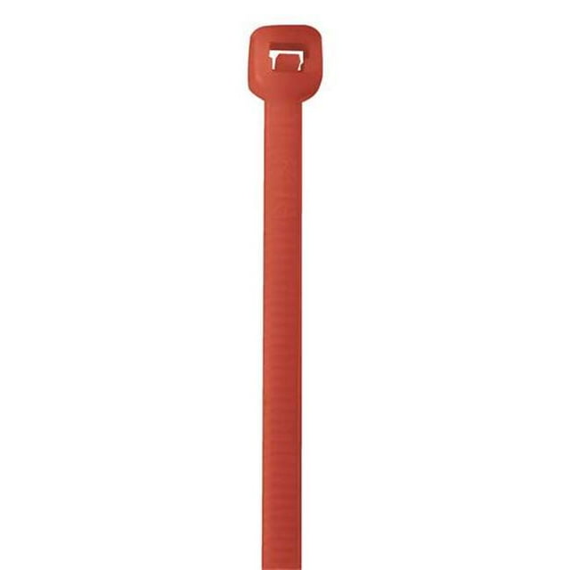 Boîte Partners CT185K 18 Po N° de 50 Attaches de Câble Fluorescentes Rouges