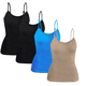 thumbnail image 1 of Set 4 Blusas Mujer Tirantes Unitalla Casual Blusa Crop Top Dama, 1 of 5