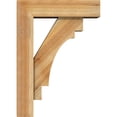 thumbnail image 3 of Ekena Millwork 6"W x 20"D x 28"H Merced Block Rough Sawn Bracket w/ Offset Brace, Western Red Cedar, 3 of 25
