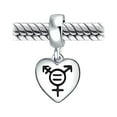 thumbnail image 2 of Bling Jewelry Womens Transgender Pride Heart Dangle Charm Bead Sterling Silver for European Bracelet, 2 of 5