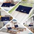 thumbnail image 6 of Golf Ball Pillow Covers 12"x20", Navy Blue Monochrome Sport Soft Brushed Microfiber Breathable Throw Pillow Covers, Decorative Pillowcase with Zipper for Couch Sofa Bedroom Living Room, 6 of 9