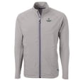 thumbnail image 2 of Men's Cutter & Buck Gray Colorado State Rams Big & Tall Adapt Eco Knit Hybrid Recycled Full-Zip Jacket, 2 of 3