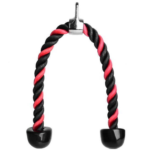 Amdohai Training Pull Down Rope Triceps Push Down Rope 27IN Non Slip Cable Attachment for Gym