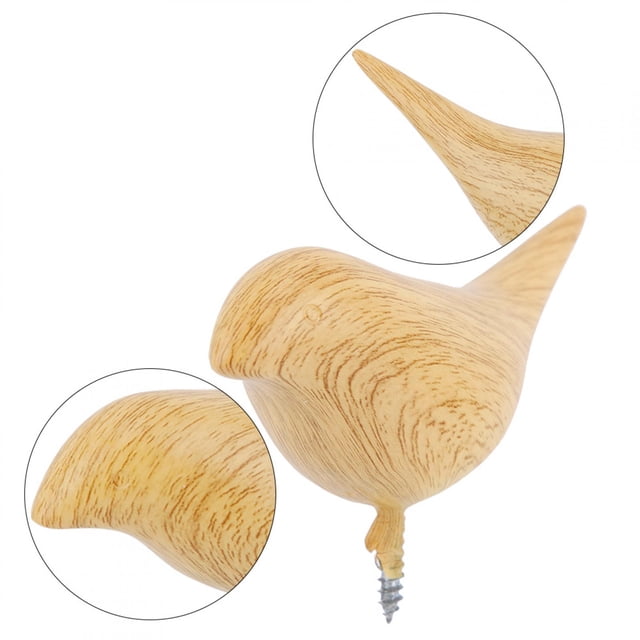 Ganchos de Pared Con forma de Pájaro, Colgador Individual de Brillante, Estante de Decoración Elegante, Para Sala de Estar, Jardín y Patio