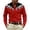 Red, variant on HXWCHs Western Heritage Long Sleeve Casual Shirt Festive Print Button Front Durable Easy Care top for Men XL Grey