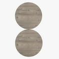 thumbnail image 7 of PAK HOME - Set of 2 Round Wood Sofa Side Tables for Small Spaces, Nightstand Bedside Table for Bedroom, Living Room Balcony, PINE WOOD GREY, 7 of 7