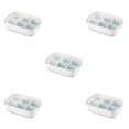 thumbnail image 1 of Molde de bandeja de cubitos de hielo de silicona Bearachild Accesorios para el hogar Moldes de congelación de rejilla múltiple Tamaño Type2 NO2, 1 of 6
