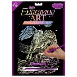 ROYAL LANGNICKEL ART Pegasus Arc-en-Ciel Feuille Holographique Gravure Kit d'Art