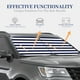 thumbnail image 4 of Balery Navy Blue And White Stripes Parasol para parabrisas de coche de 2 piezas | Parasol plegable para parabrisas delantero de coche para la mayoría de sedanes-Medium, 4 of 5