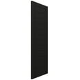 thumbnail image 2 of Ekena Millwork 15"W x 77"H True Fit PVC Horizontal Slat Framed Modern Style Fixed Mount Shutters, Black (Per Pair - Hardware Not Included), 2 of 9