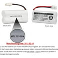 thumbnail image 2 of BT162342/BT262342 2.4V 300mAh Ni-MH Cordless Phone y Pack, Also Compatible with BT183342/BT283342 AT&T, 2 of 4