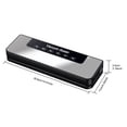 thumbnail image 2 of Automatic Food Vacuum Sealer with 60kPa Suction, 110V, Dry/Wet/Rice Modes, 30cm Bag Width, Includes 50Pcs 20×30cm Embossed Bags & 40cm External Hose, 2 of 18