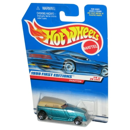 Hot Wheels 1999 First Editions 14/26 Green Phaeton Toy Car #916
