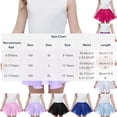 thumbnail image 5 of FRSASU Girls Chiffon Mini Skirt Elastic Waist Summer Casual Mesh Pleated Flowy Dance Skirts for Kids 7-14 Years Light Blue, 5 of 8