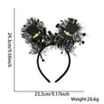 thumbnail image 2 of Yoyauz 2026 New Year Party Supplies Gold Black Silver Adult Female And Male Headwear Flashing Photo Booth Props 2026 Celebration Eve Party And Holiday Headwear, 2 of 7