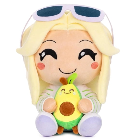 Avocado Playz Plush Toy 9'', Cute Stuffed Figure Collectibles Plushies, Cute Soft Pillow Plush Stuffed Animals - Kawaii Plushie YouTuber Merch Toy - Plush Gifts for Girls and Boys