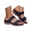 Navy, variant on Pandaie Womens Sandals Rhinestone Orthopedic Summer Wedge Slides with Arch Support Ladies Sparkly Bohemian Casual Walking Shoes with Hook and Loop Beige Size 6