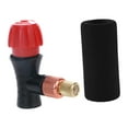 thumbnail image 4 of Adaptador de válvula para bomba de CO2 para neumáticos de bicicleta, minibomba de aire, conexión roscada Cubierta de esponja negra, 4 of 9