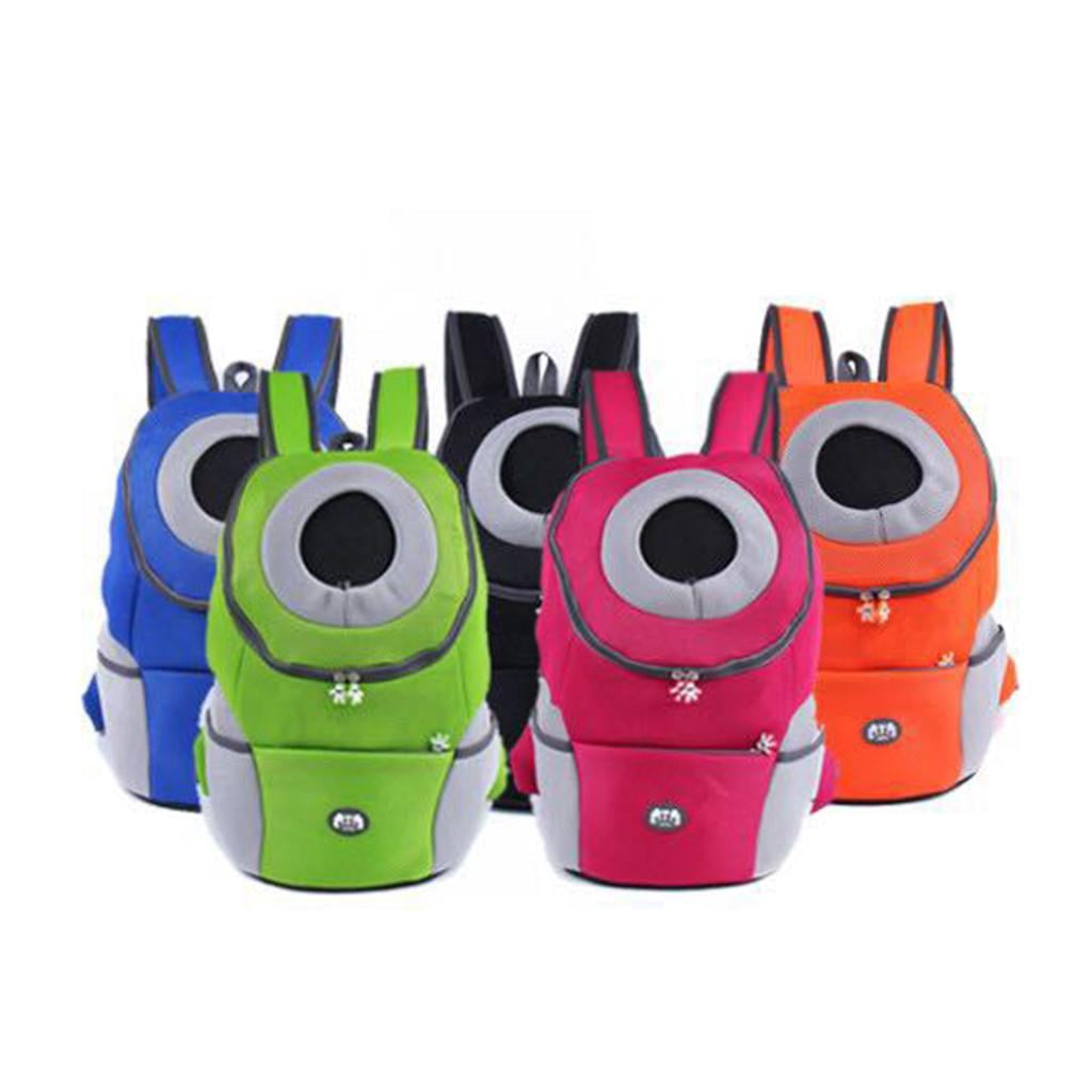 Fzaqwen Pet Dog Backpack Carrier Travel Double Shoulder Green