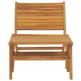 thumbnail image 3 of vidaXL Patio Chair with Footrest Solid Teak Wood, 3 of 9