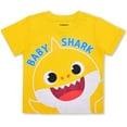 thumbnail image 2 of Baby Shark Boys 3 Piece Zip Up Hoodie Tee and Jogger Set, Toddler, 2 of 7