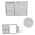 thumbnail image 4 of Lion Premium Outdoor Grill Kitchen Package#5 | 40" Natural gas Grill Set | Double Side Burner, Door/Drawer Combo, Mini Fridge, Bar Sink, Rotisserie Basket & More!, 4 of 17