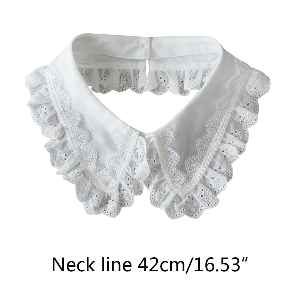 Lace Trim Collar Collar Lace Collar Detachable Choker Dresses Cloak Fake