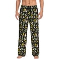 thumbnail image 1 of Fotbe cartoon Skull spider web Pantalones de Pijama para Hombre, Pantalones de Dormir, Pantalones de Casa con Cintura Ajustable y Bolsillos-X-Large, 1 of 6