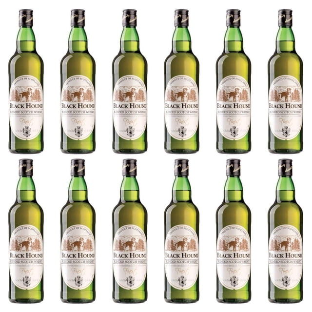 Pack de 12 Whisky Black Hound 750 ml