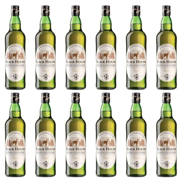 Pack de 12 Whisky Black Hound 750 ml