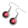 thumbnail image 2 of Justice League Movie Cyborg Logo Novelty Dangling Drop Charm Earrings, 2 of 5