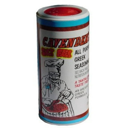 Cavenders All Purpose Greek Seasoning, Salt Free(No MSG), CASE (12x7oz)