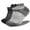 Silver, variant on Men's Athletic No Show Socks 6-Pack Moisture Wicking Breathable Cushioned Sole Anti-Slip Low Cut Outdoor Sports Running Hiking Socks