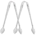 thumbnail image 1 of Pinzas para cubitos de hielo DOITOOL de acero inoxidable plateado, 9 cm, 1 of 9