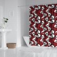 thumbnail image 2 of Red Skull Rose Pattern Shower Curtain 72"x72" ,Bathroom Decorative Shower Curtains Set with 12 Hooks,Modern Waterproof Washable Shower Curtain, 2 of 6