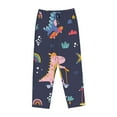 thumbnail image 4 of Fotbe Cartoon Dinosaur Scooter Sport Blue Women's Pajama Pants,Sleepwear Pants,Pj Bottoms Drawstring And Pockets-Large, 4 of 9