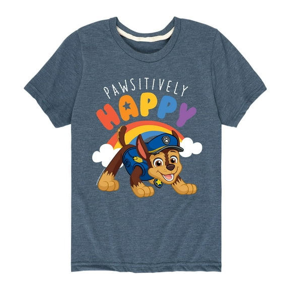 Paw Patrol - Pawsitively Happy - Toddler And Youth Short Sleeve Graphic T-Shirt