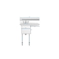 thumbnail image 4 of Pemberly Row Stainless Steel Kitchen Prep/Utility Sink and Faucet in Silver, 4 of 7