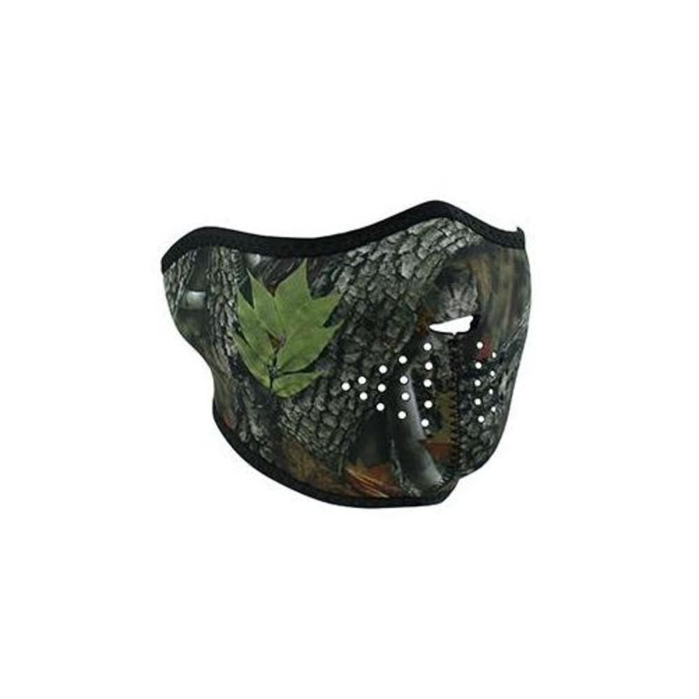 Zan Headgear Half Face Mask Forest Camo (Green, OSFM) by Zan Headgear