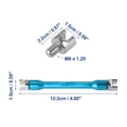 thumbnail image 3 of Unique Bargains 5.0-6.8 Clé à Rayons Universelle de Roue de Moto CNC Clé Outil de Réparation Bleu, 3 of 7
