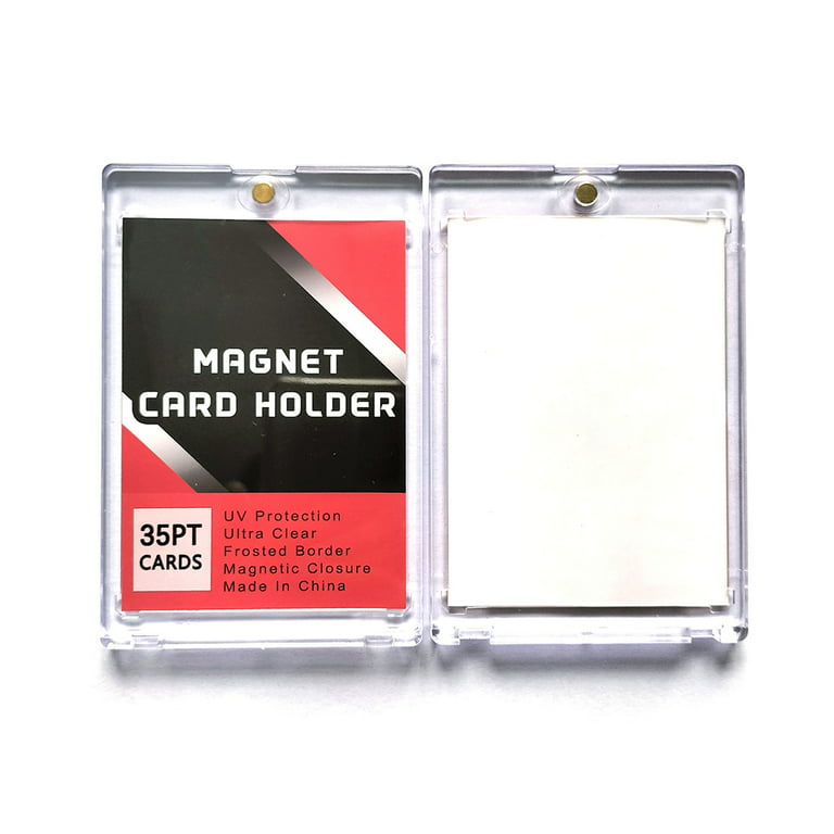 Magnetic Card Holders For Trading Cards 35Pt Hard Card Case Protectors Fit  Clear