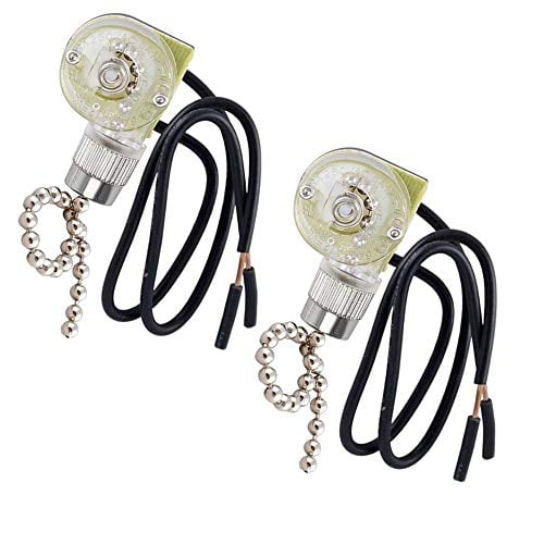 Ceiling Fan Pull Chain Switch For Light Zing Ear Ze 109 On Off Lamp With Cord Lights Lamps Canopy Nickel 2 Pack Com Ceiling Fan Pull Chain Switch For, Pull Chain For Ceiling Fan Light