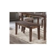 thumbnail image 5 of Best Master Furniture Mindy Bench Only Mindy Transitional Antique-Style Natural Oak Dining Room Bench, 5 of 5