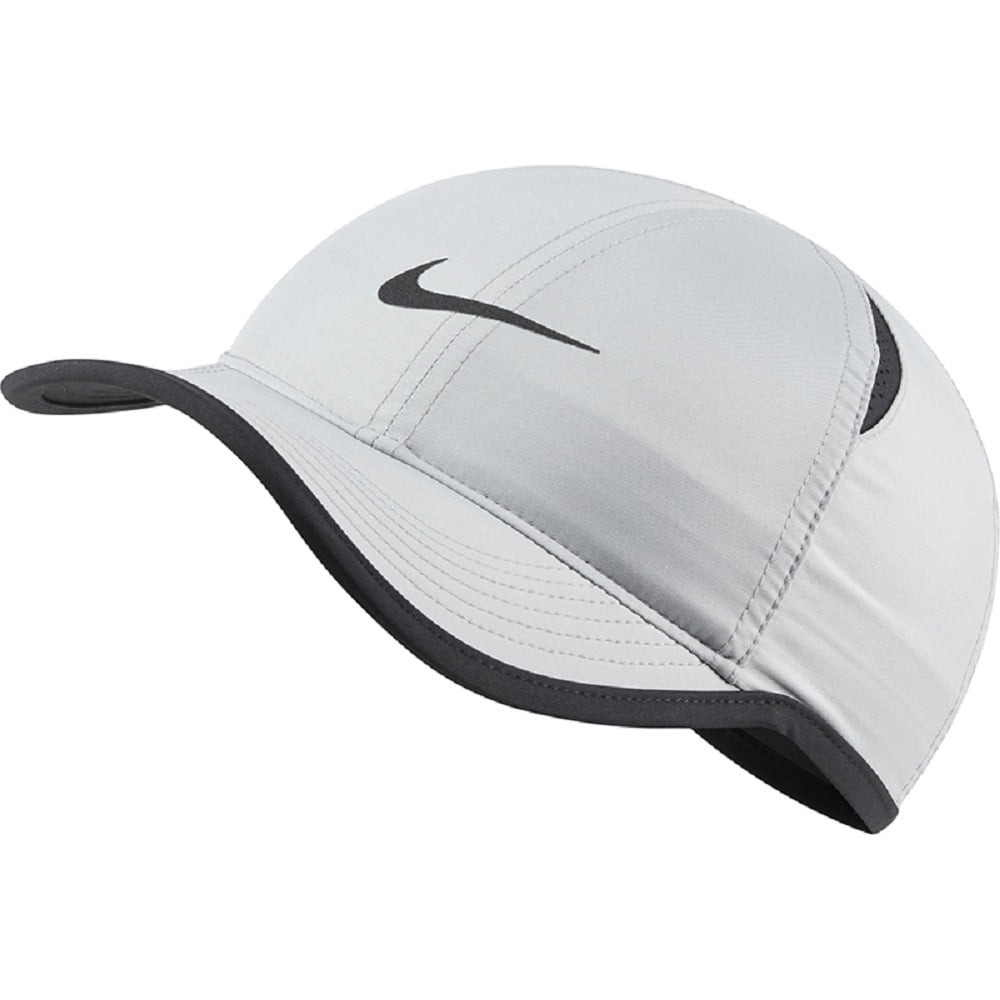 Nike Aerobill Featherlight Hat, Smoke Grey/Black/(Black) - Walmart.com