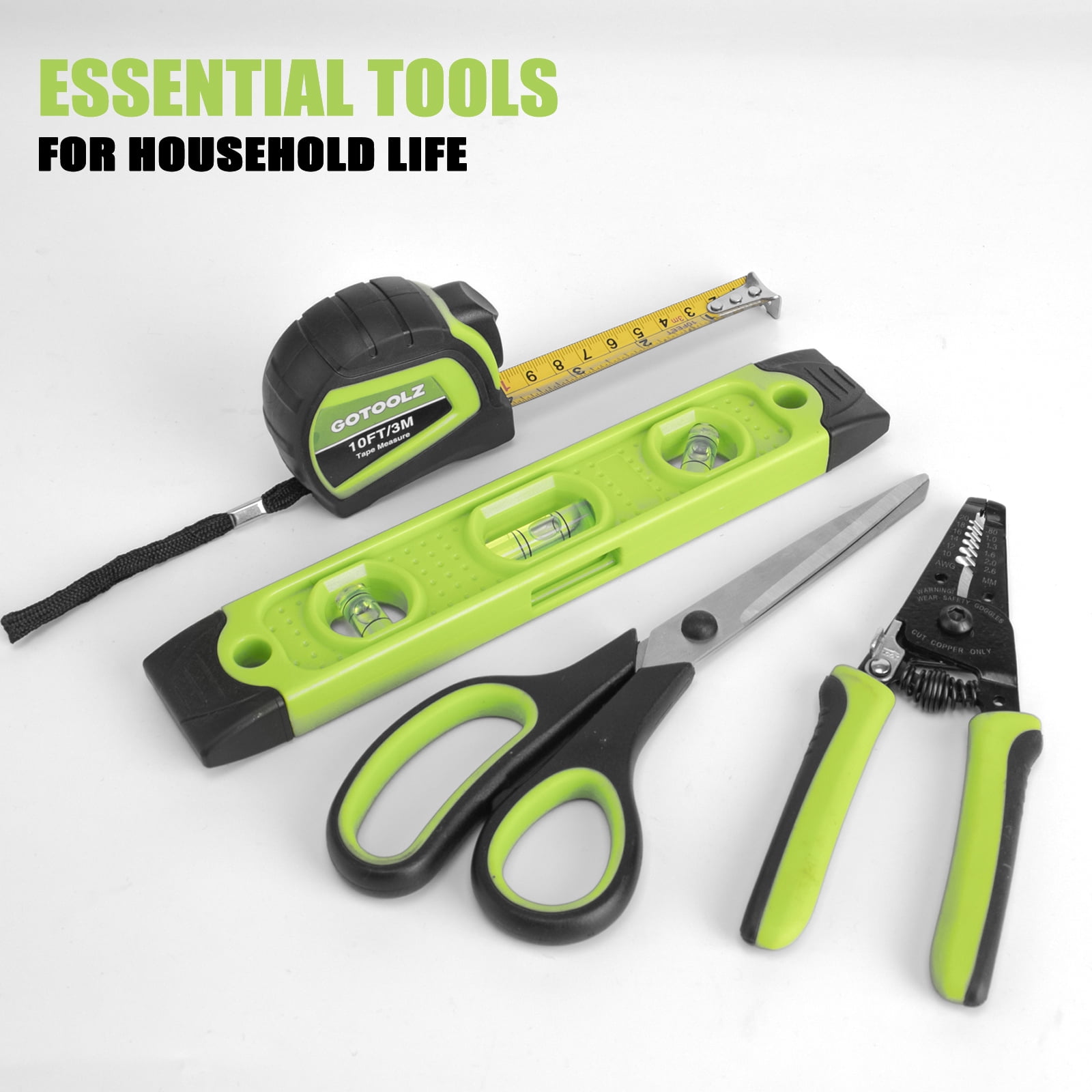 240-Piece Home Tool Set, General Household Repairing Tool Kit with Storage Bag, Basic Hand Tool Kit Set for Home Maintenance, DIY and Crafts