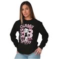 thumbnail image 4 of Kanji Betty Boop Classy and Sassy Women Plus Size Long Sleeve Tee Brisco Brands 2X, 4 of 5