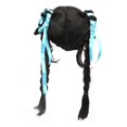 thumbnail image 3 of Long Black Wig Braiding Easy Adjust Firmly Wear Cartoon Costume Wigs for Cosplay Party, 3 of 5
