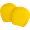 Yellow, variant on 187 Pro Lock-In Recaps C1-Yellow Protective Pads